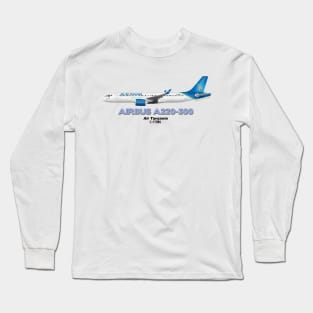 Airbus A220-300 - Air Tanzania Long Sleeve T-Shirt